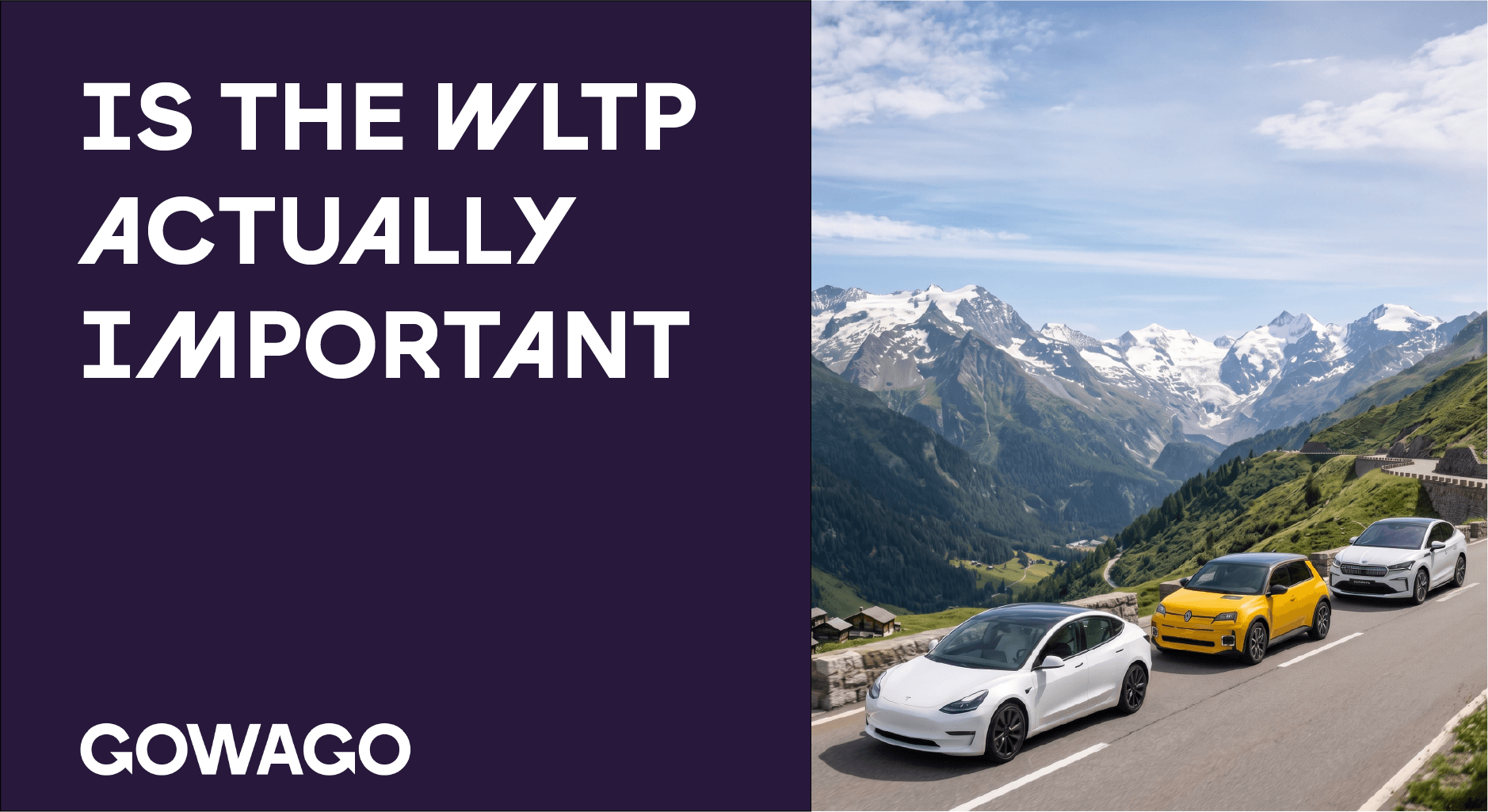 blog item card - The WLTP range. How realistic is it? How far can you really go in an electric car? We explain everything on the Gowago blog. Let's go.